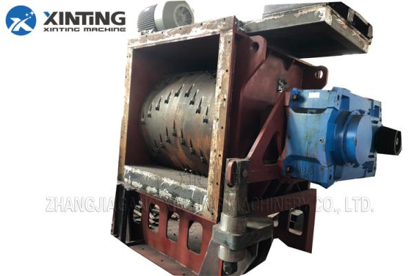 Low Noise Waste Plastic Single Shaft Shredder For Plastic Films Pp Woven Bags