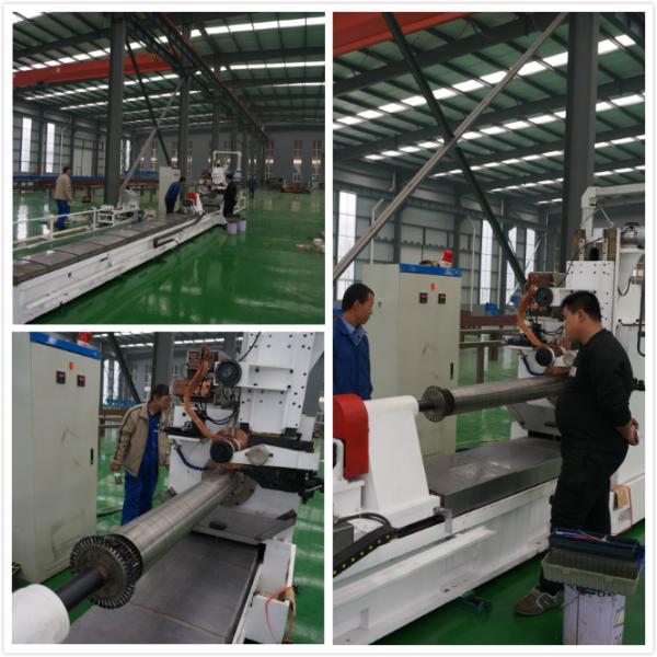 Two Servo Motor Slotted Screen Welding Machine AC 100KW 2500MM Width