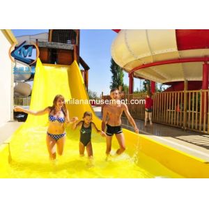 Custom Height FRP Fiberglass Pool Slide Durable UV Corrosion Resistant