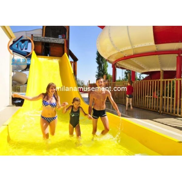 Custom Height FRP Fiberglass Pool Slide Durable UV Corrosion Resistant