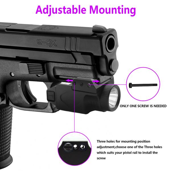 2 en 1 encargar magnético de la vista del laser de la escopeta de vista púrpura del laser