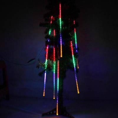 led meteor shower rain lights for Christmas tree decoration