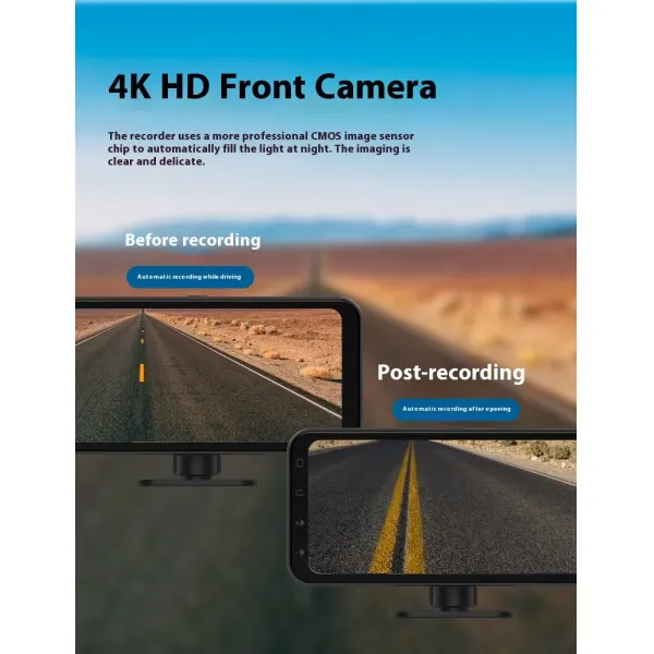 6.25 Inch Wireless Carplay Dashcam Bluetooth Connectivity High Definition Recording