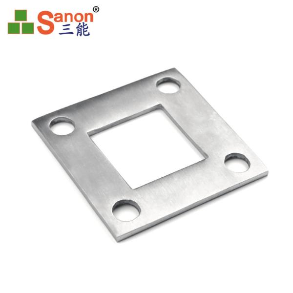 Customized Square Post Base Plate Stainless Steel Cover Plates For Balustrades