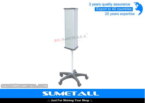 4 Sided Rotating Floor Display Stand