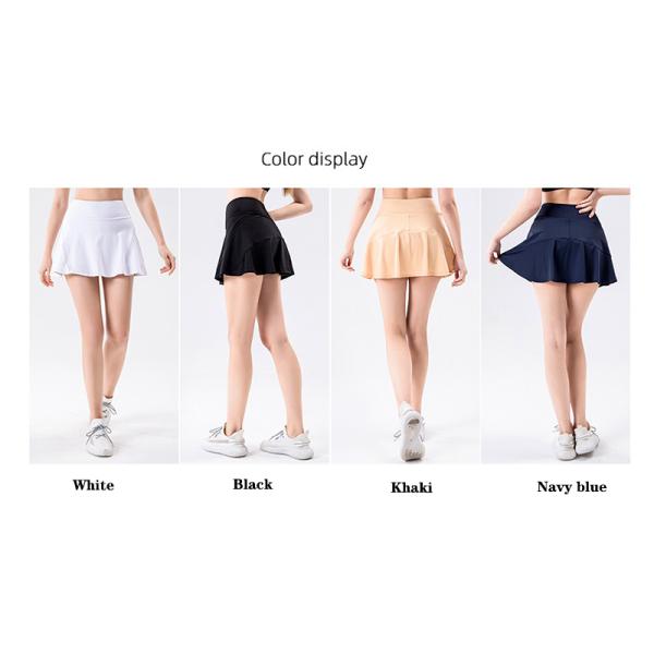 Одеяние Skort платья гольфа женщины юбки тенниса Breathable сетки атлетическое
