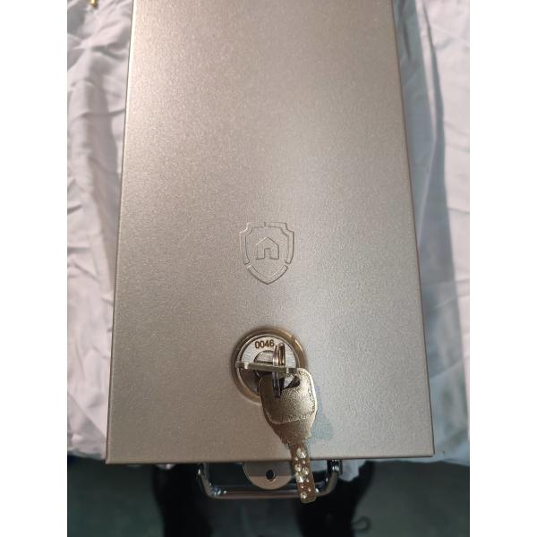 Дюйм x сейфа 5 комнаты банковского хранилища стальной пластины коробка 10 дюймов ключевая