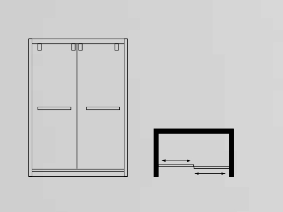 Elegant Design Shower Room With Aluminum Alloy Frame And Glass