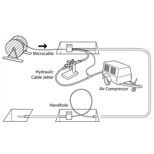 6F к 144F проветривают надутый 1.65mm свободный кабель оптического волокна трубки