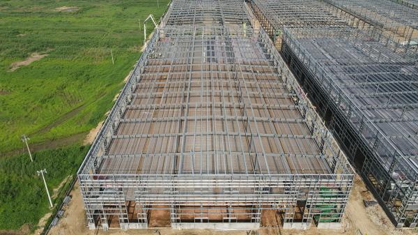 Large Span Metal Prefabricated Building Galvanizing Production Factory Workshop