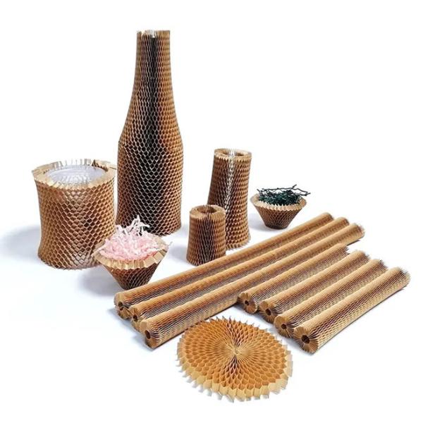 Recyclable изготовленный на заказ снабженный подкладкой рукав упаковки Kraft обруча сота бумажный бумажный