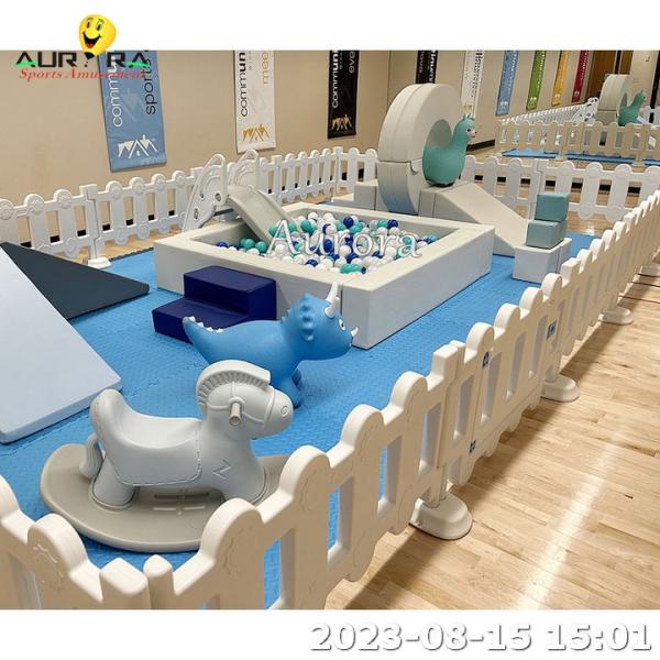 White Fence Soft Play Outdoor Soft Play Equipment Indoor Small Area For Party Rental