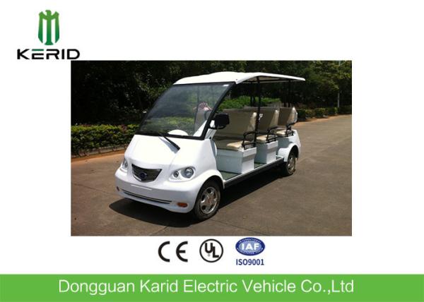 8 Seater Electric Car Max Speed 30km , Multi Passenger Sightseeing Tour Bus