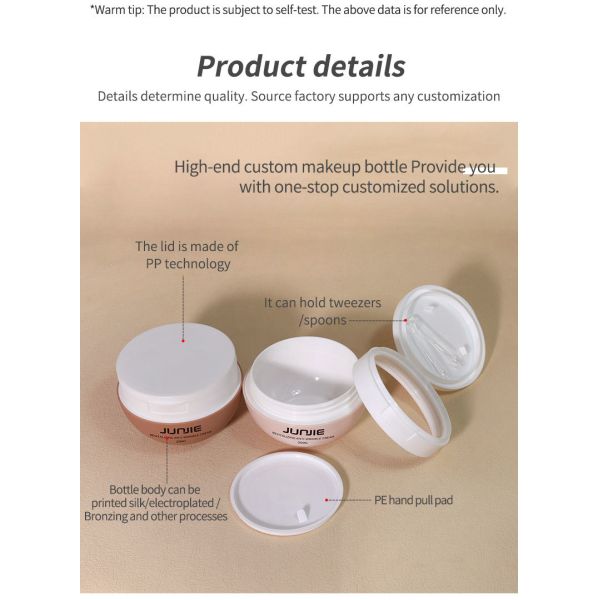 Wholesale Custom 200g Custom Printed Cosmetic Flip Cap Scrub Jar Packaging Body Lotion White Cosmetic Jar 200ml for Skincare