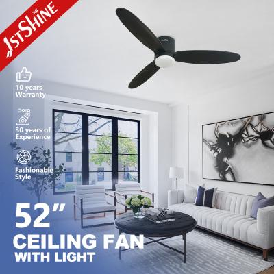 Moderno LED de iluminação de telhado decorativo remoto ventilador flush Mount 3 cores