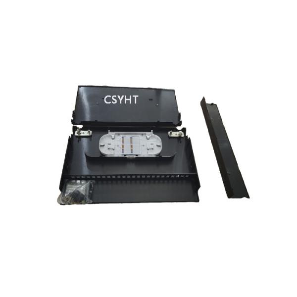 FTTH 1U 12C 24C Plastic FO Patch Panel Cold Roll Steel Datacenter application