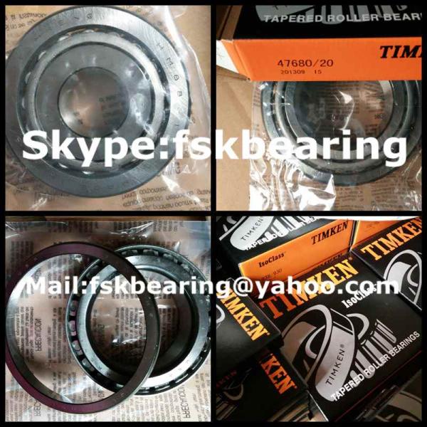 Single Row 47487 / 47420 Taperd Roller Bearings Chrome Steel Radial Load