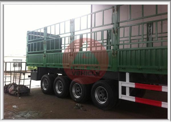 Double Tyre Container Transport Trailer Heavy Duty  Submerged Arc Welding