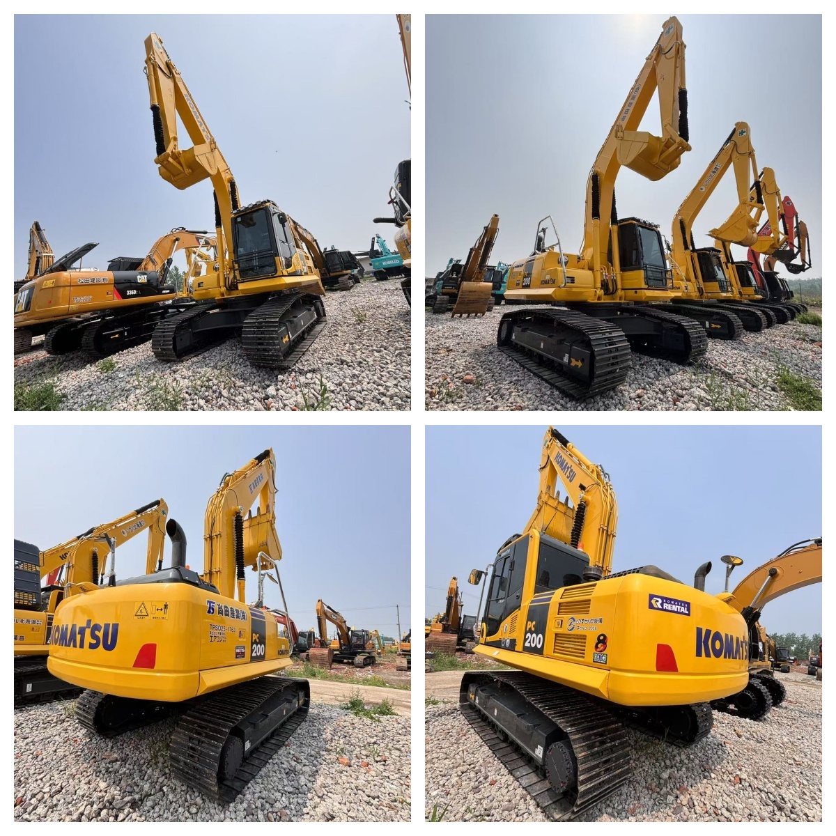 Used 20Ton Komatsu PC200 Crawler Excavator for Medium & Large Construction Works