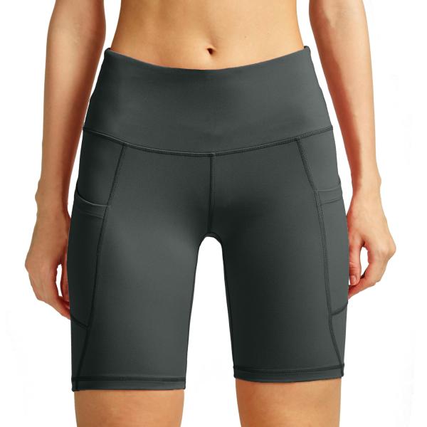 Short de corrida do motociclista da aptidão de Lulu Ative Yoga Shorts Gym com bolso