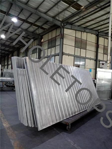 ISO9001 7.0MM Perforated Aluminium Panel For Commercial Real Estate Building