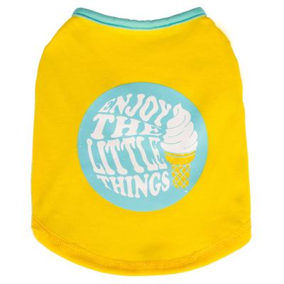 Gelado que tricota manualmente a roupa do cão do algodão de 20cm