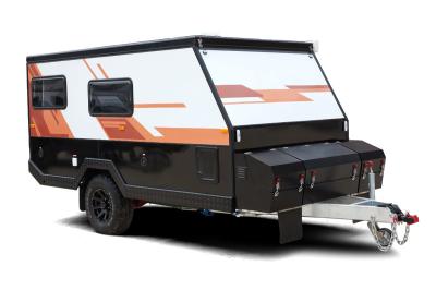 Remorque de voyage stable, caravane, système de suspension indépendant, remorques en aluminium pour camping-car