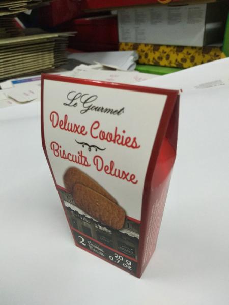 Cardboard Paper Food Packaging Box With Matt Lamination Surface Finishing