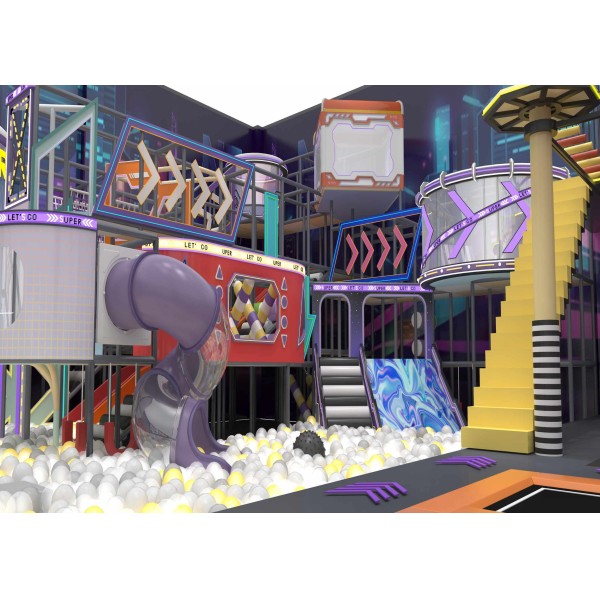 Custom Macaron Indoor Soft Playground Integrated Aesthetics Full Range All Age Adaptive