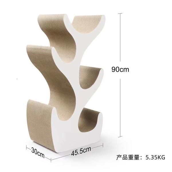 Cat Climbing Tree Scratcher Lounge Cats Play Toy Great for Cat Playing Stretching and Scratching Durable Scratcher Boards