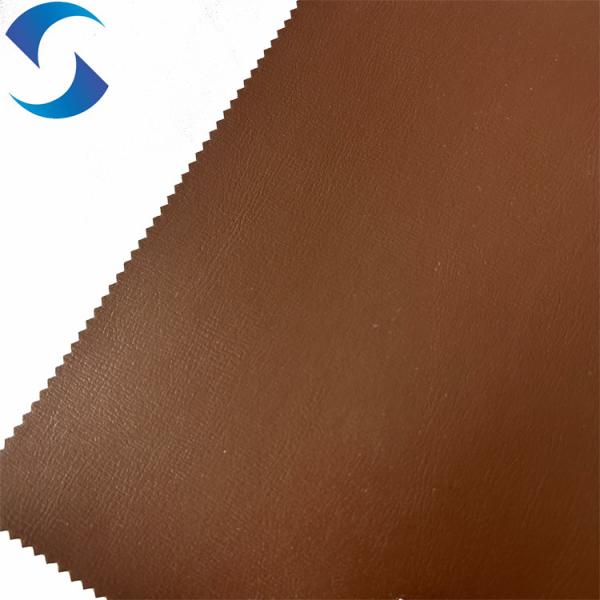 Tecido de couro de PVC em estampação artificial 25~50M/rolo 75gm para estofamento