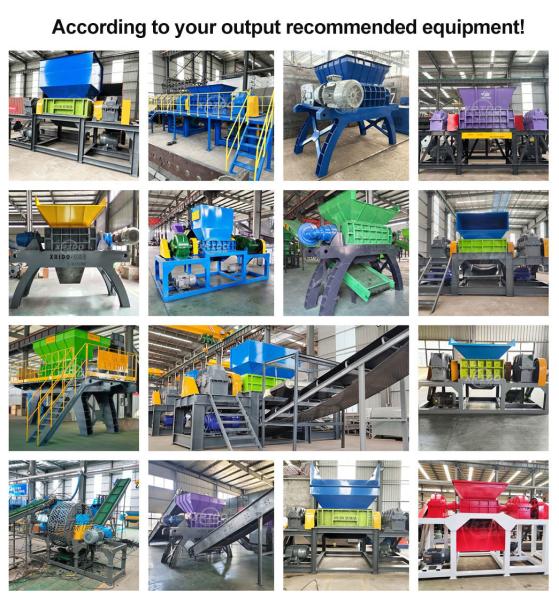 300Kg/H-22000Kg/H Aluminum Shredder Machine Industrial Shredder Metal