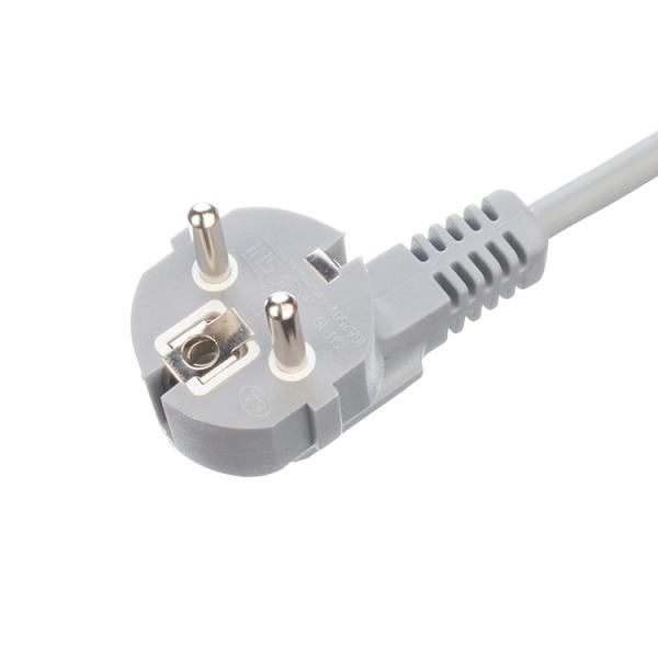 Cable Specification H05VV-F/H05RN-F 3x0.75-1.5MM2 VDE Standard Power Cable Grey or Customized for AC Computer Power Cord