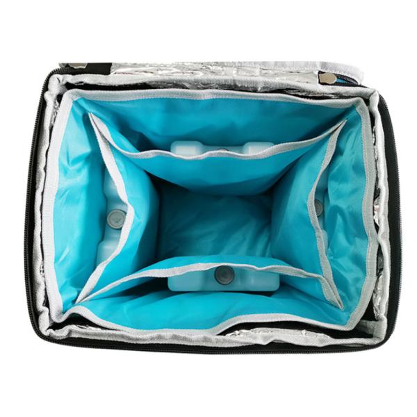 Soft Cooler Bag Optional Temperature Display For Medical Cold Chain Logistics With Ice Packs
