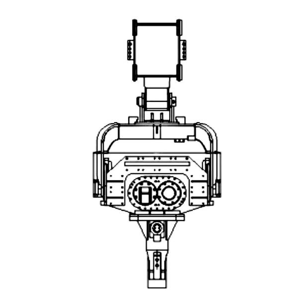 48 НМ эксцентрический момент гидравлический вибро-пил драйвер для экскаватора 20 ~ 30 тонн