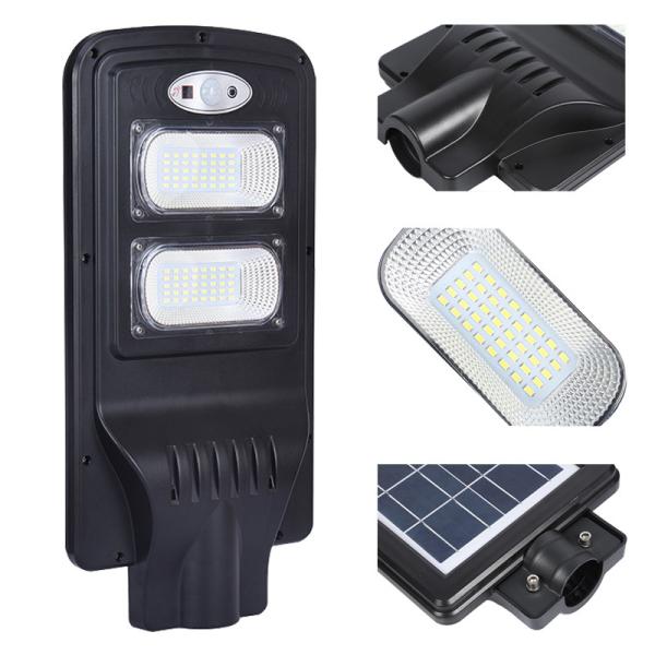 Tudo em uma luz de rua solar conduzida exterior, sensor de movimento 60W de iluminação exterior posto solar