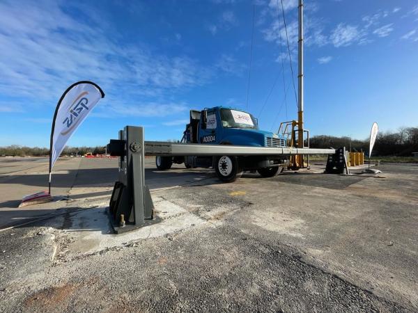 Portão de feixe ascendente de alto nível de segurança com certificação de ensaio de impacto IWA 14-1