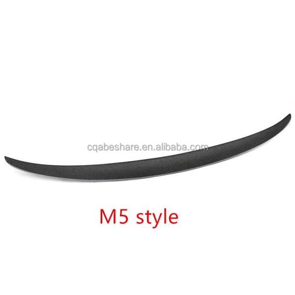 Customizable Carbon Fiber Rear Wing for BMW 5 Series G30 CS M5 Modification Supply