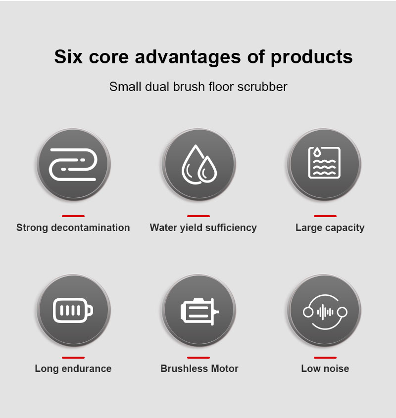 2026 New Style Concrete Warehouse Mop Cleaning Machine Automatic Micro Driving Ride on Floor Scrubber Machine