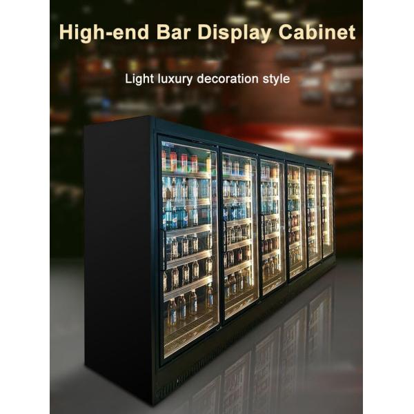 Стеклянный холодильник дисплея Multideck двери для напитка пива молока йогурта напитка