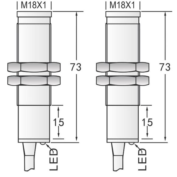 Светоэлектрический датчик близости M18