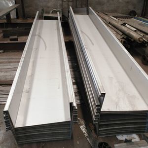 304 Stainless Steel Rain Water Gutter Custom Cutting Cold Rolled Stainless Guttering