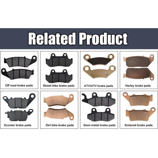 Kawasaki KFX KSF 50 90 Sintered Rear Brake Pads and Fit for KFX50 KSF50 KFX90 KSF90