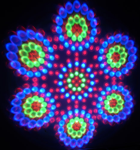 LED Effects Lighting 469 Pcs LED Night Club Lights With 7 Gobos Highly Bright