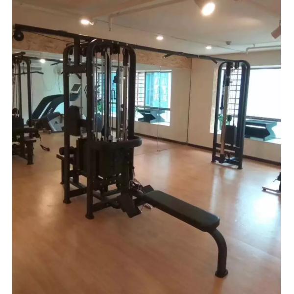 Strength Training Pin Loaded Machines Cable Power Rack 8 Station Multi Gym Equipment