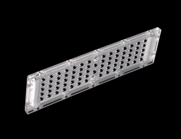 Customizable Size L250*W75 mm Flood Light Lens High Transmittance