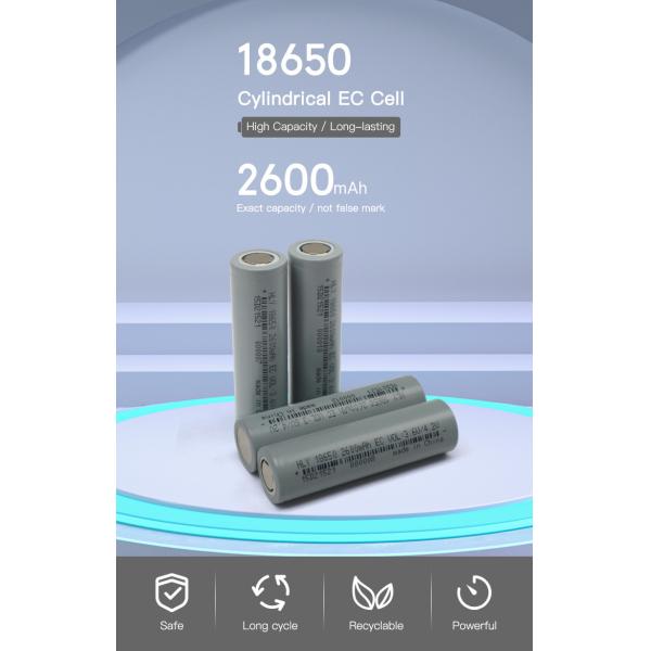Глубокий литий 18650 цикла 3,7 батарея вольта 2600mah перезаряжаемые для электрических скутеров