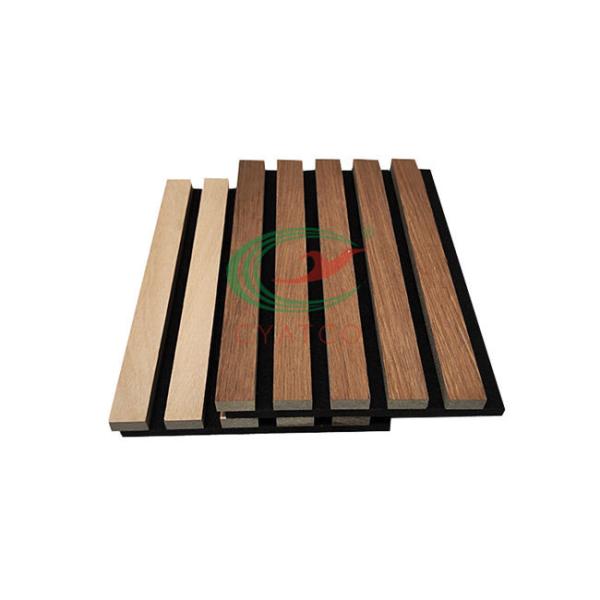 Панели стены тимберса Mildewproof акустические, обшивать панелями древесины Multiscene звукоизоляционный