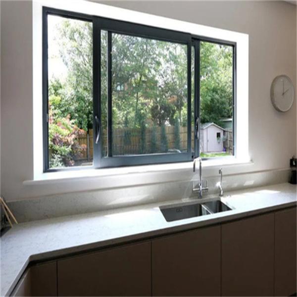 Fashion New Design Customizable Aluminum Aluminium Sliding Windows With 2.2 Mm Wall Thickness