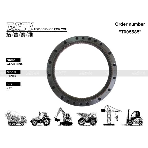 099-0206 Excavator Swing Ring Gear Easy Installation For Caterpillar E120B 93T